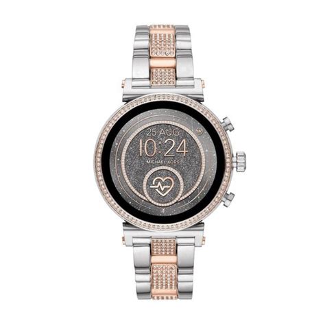 michael kors horloge zilver zwart|michael kors horloge smartwatch.